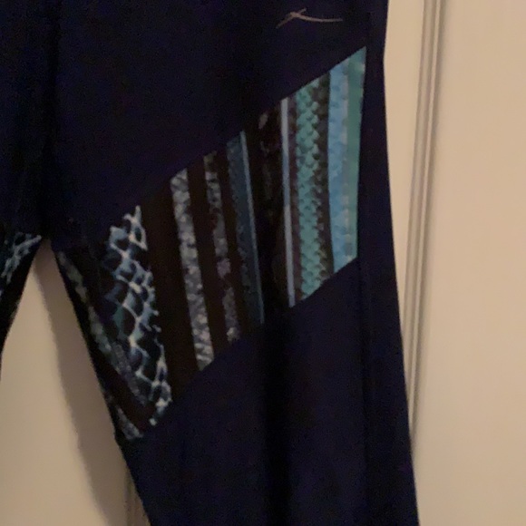 X GOTTEX SPANDEX FITNESS PANTS CROPPED - Picture 2 of 6